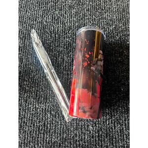 20 oz stainless steel tumbler with lid and straw